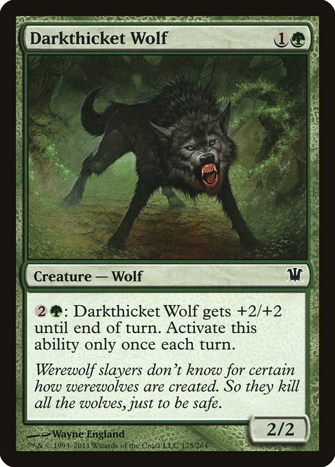 Darkthicket Wolf [Innistrad] | Gaming Infinity