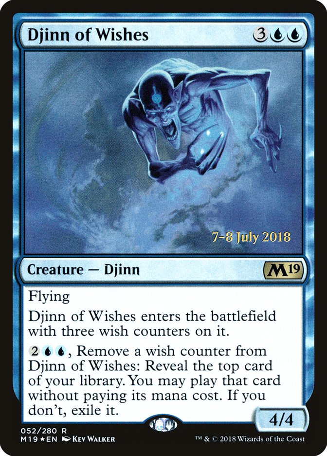 Djinn of Wishes  [Core Set 2019 Prerelease Promos] | Gaming Infinity