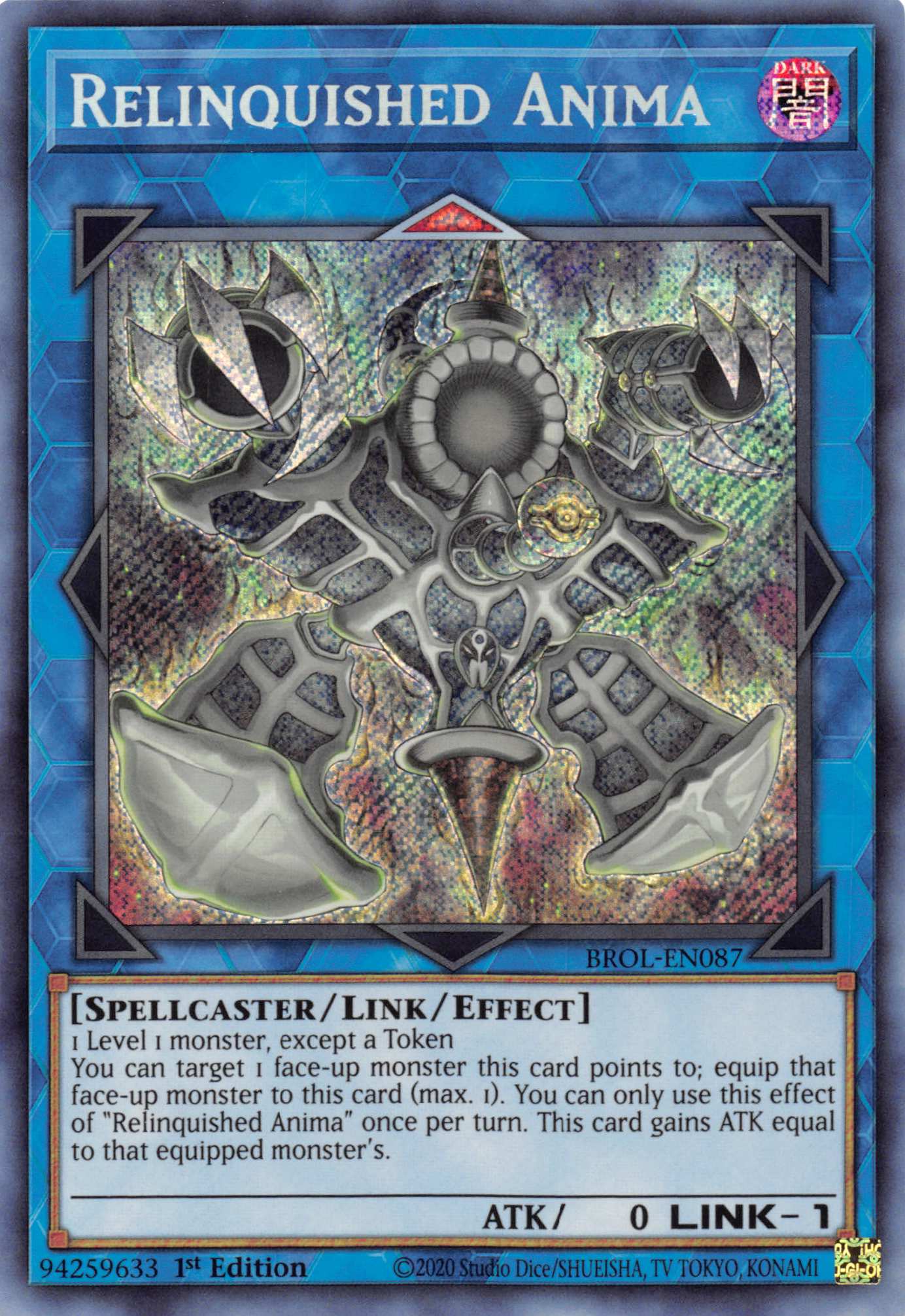 Relinquished Anima [BROL-EN087] Secret Rare | Gaming Infinity