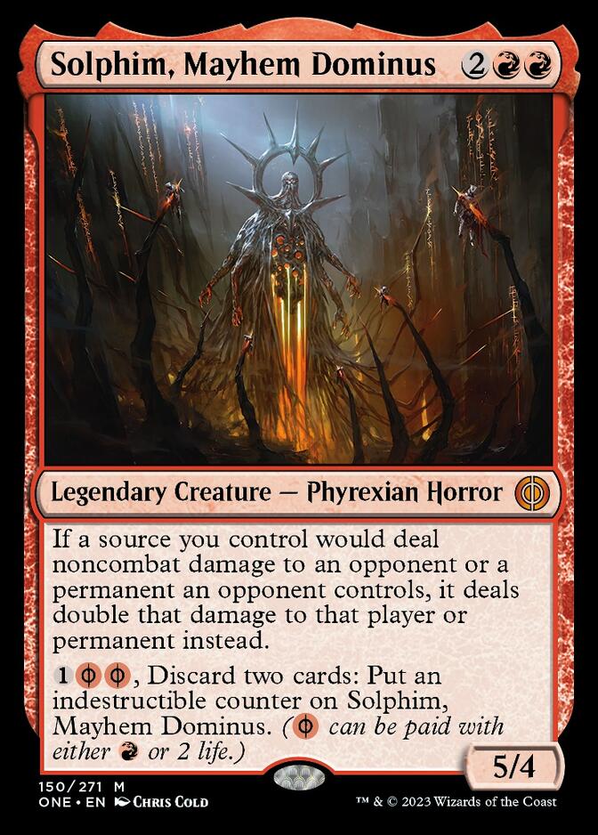 Solphim, Mayhem Dominus [Phyrexia: All Will Be One] | Gaming Infinity