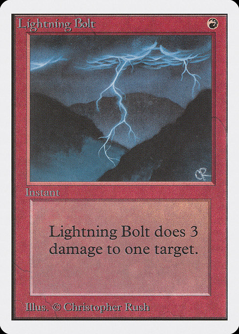 Lightning Bolt [Unlimited Edition] | Gaming Infinity