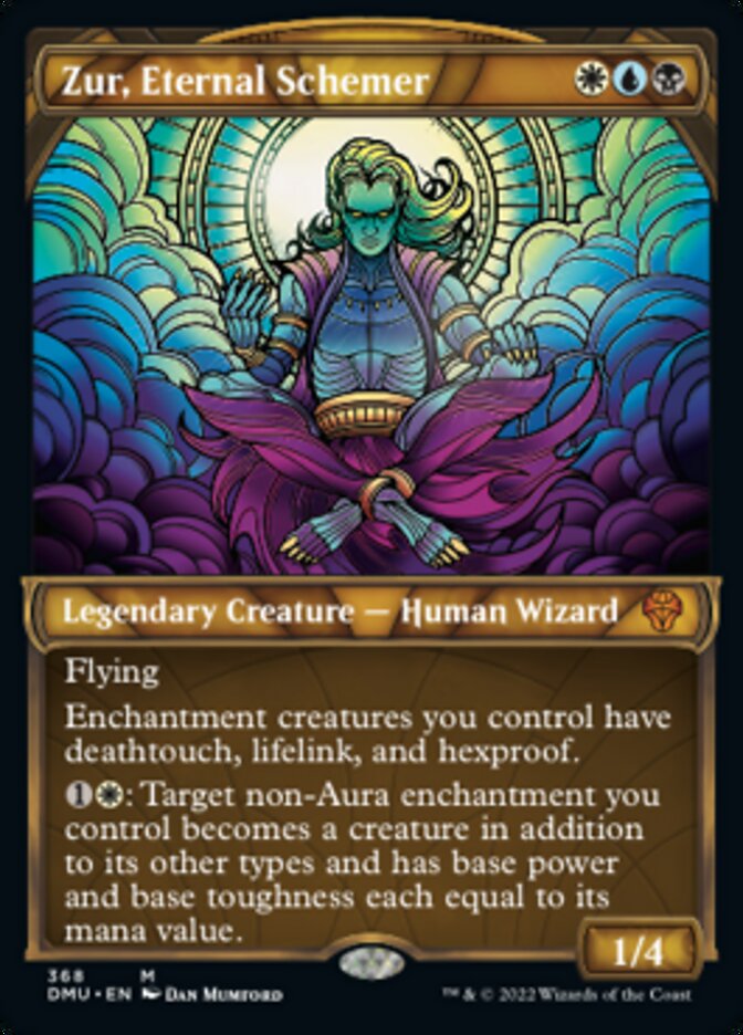 Zur, Eternal Schemer (Showcase Textured) [Dominaria United] | Gaming Infinity