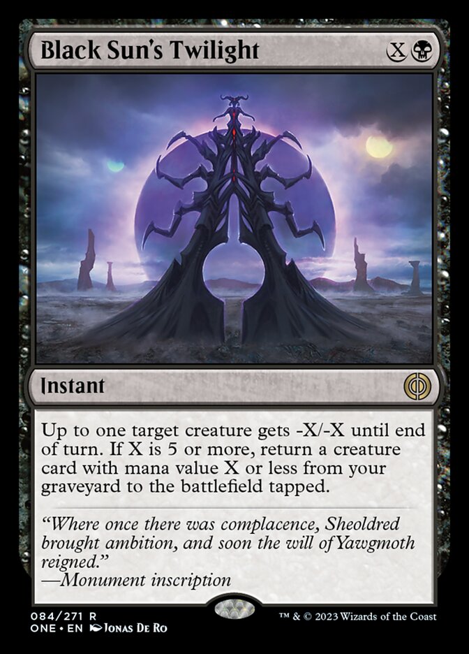 Black Sun's Twilight [Phyrexia: All Will Be One] | Gaming Infinity