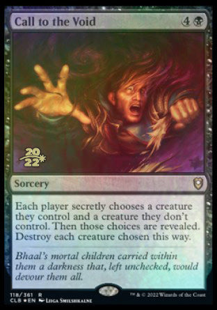 Call to the Void [Commander Legends: Battle for Baldur's Gate Prerelease Promos] | Gaming Infinity