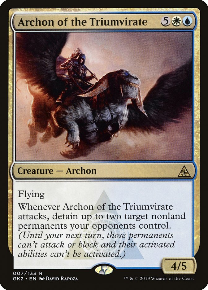 Archon of the Triumvirate [Ravnica Allegiance Guild Kit] | Gaming Infinity