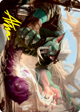 Novice Dissector Art Card (Gold-Stamped Signature) [Strixhaven: School of Mages Art Series] | Gaming Infinity