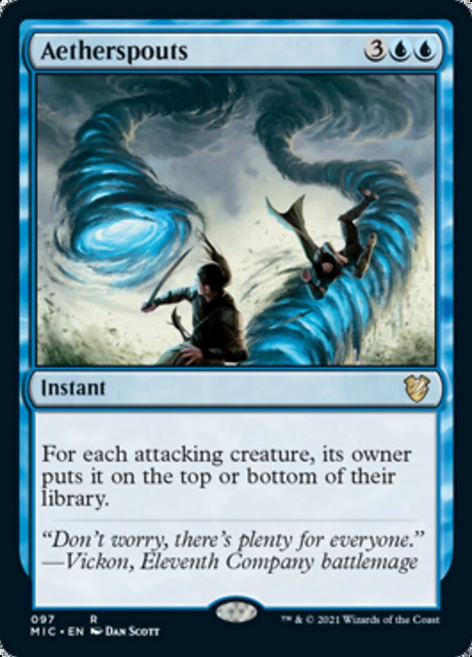 Aetherspouts [Innistrad: Midnight Hunt Commander] | Gaming Infinity