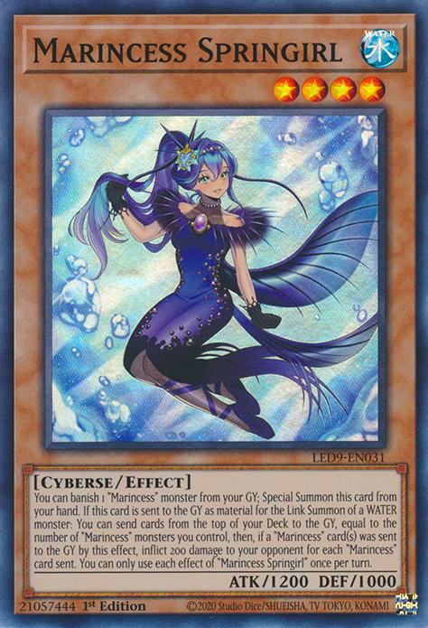 Marincess Springirl [LED9-EN031] Super Rare | Gaming Infinity